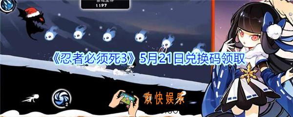 忍者必须死3手游5月21日兑换码在哪领_5月21日礼包兑换码领取地址