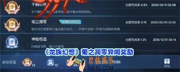 龙族幻想菊之凋零异闻奖励是什么_龙族幻想黄金异闻菊之凋零完成奖励