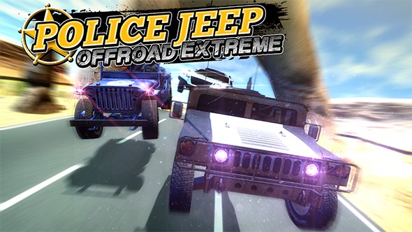 警用吉普车极限越野