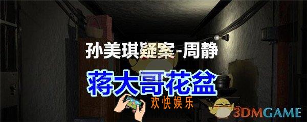 周静疑案攻略线索蒋大哥花盆在哪获得_孙美琪疑案DLC周静蒋大哥花盆线索位置