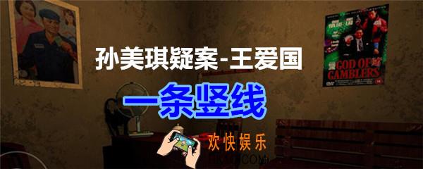 孙美琪疑案王爱国一条竖线线索_dlc王爱国一条竖线在哪获得