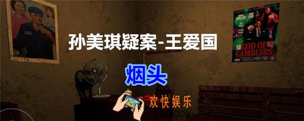 孙美琪疑案王爱国烟头线索_dlc王爱国烟头在哪获得