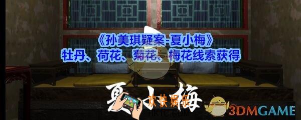 孙美琪疑案夏小梅牡丹、荷花、菊花、梅花线索在哪_夏小梅案线索获得位置
