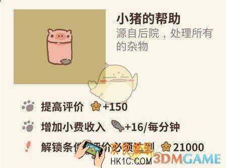 动物餐厅小猪的帮助怎么解锁_小猪的帮助解锁方法介绍