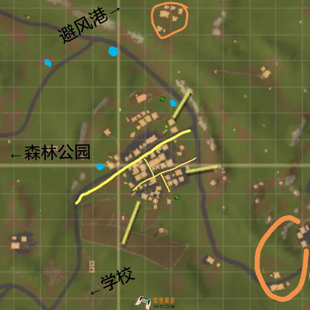 香肠派对P城哪里资源比较好_P城资源点分布心得分享