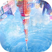 可爱的圣诞礼物：泡沫冬景