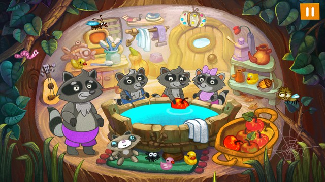 有趣的森林家庭