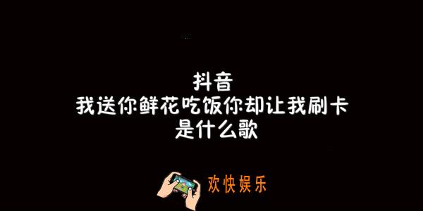 抖音我送你鲜花吃饭你却让我刷卡是什么歌_好男人都死哪儿去了歌曲介绍