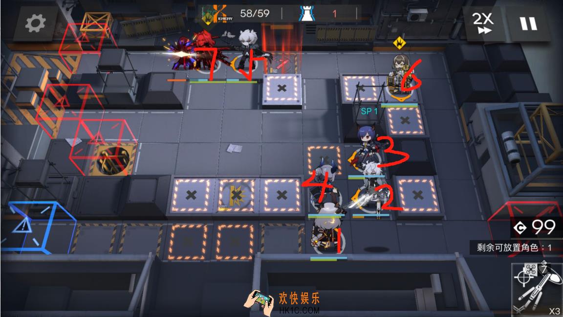 明日方舟59区废墟等级17怎么打_危机等级1759区废墟通关攻略