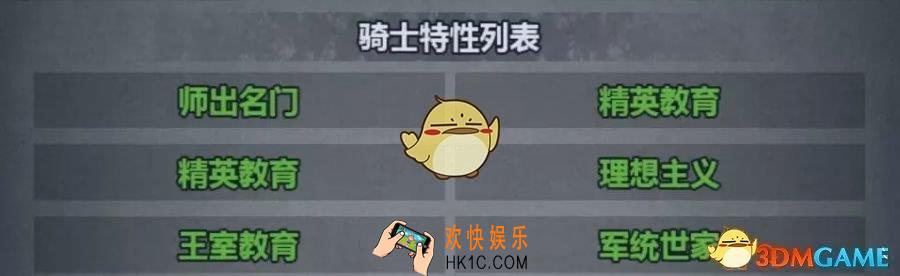 诸神皇冠百年骑士团重点培育特性介绍_哪些特性比较强
