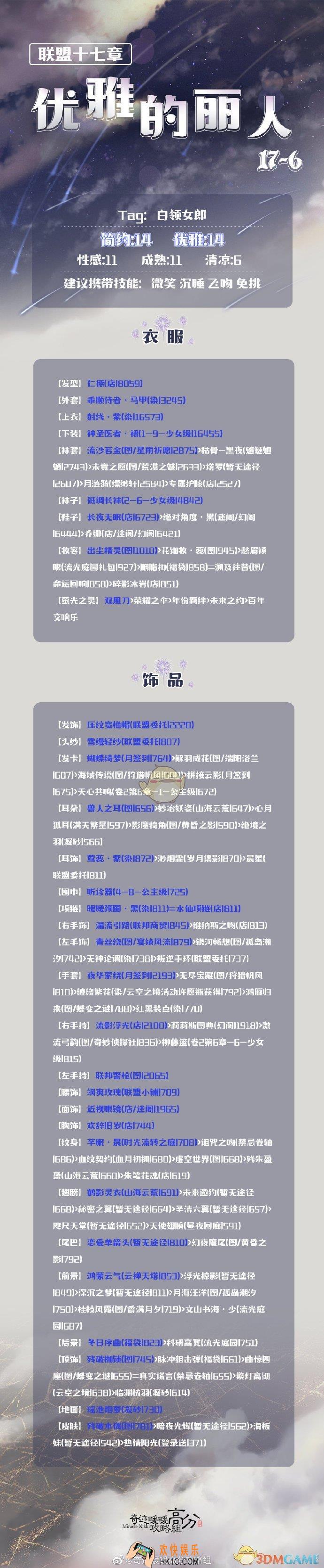 奇迹暖暖联盟委托17