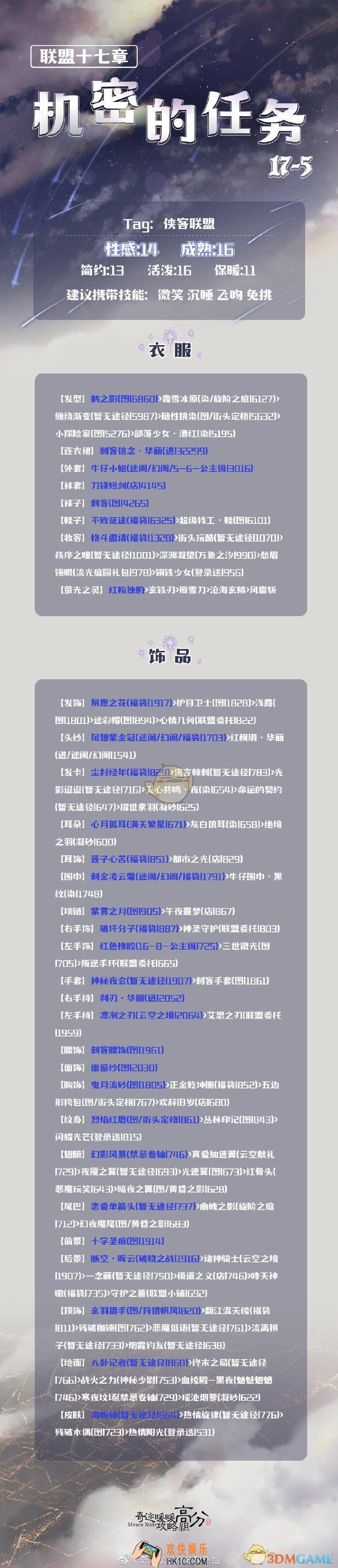 奇迹暖暖联盟委托17