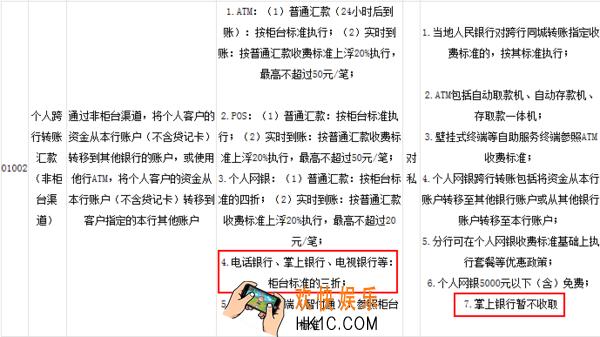 农行掌上银行转账要手续费吗_农行掌上银行转账收费情况说明