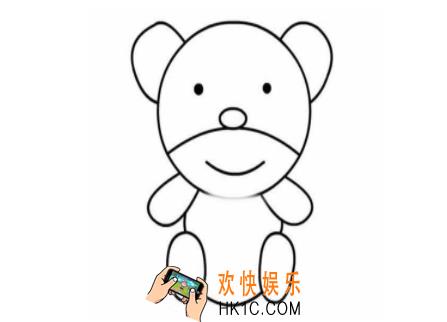 qq画图红包熊怎么画_qq画图红包熊画法介绍