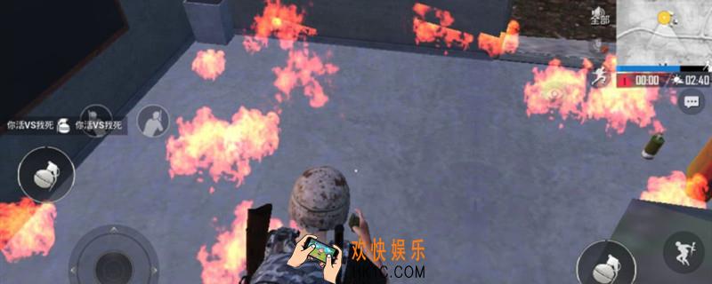 手游吃鸡怎么卡燃烧瓶_和平精英燃烧瓶卡火方法