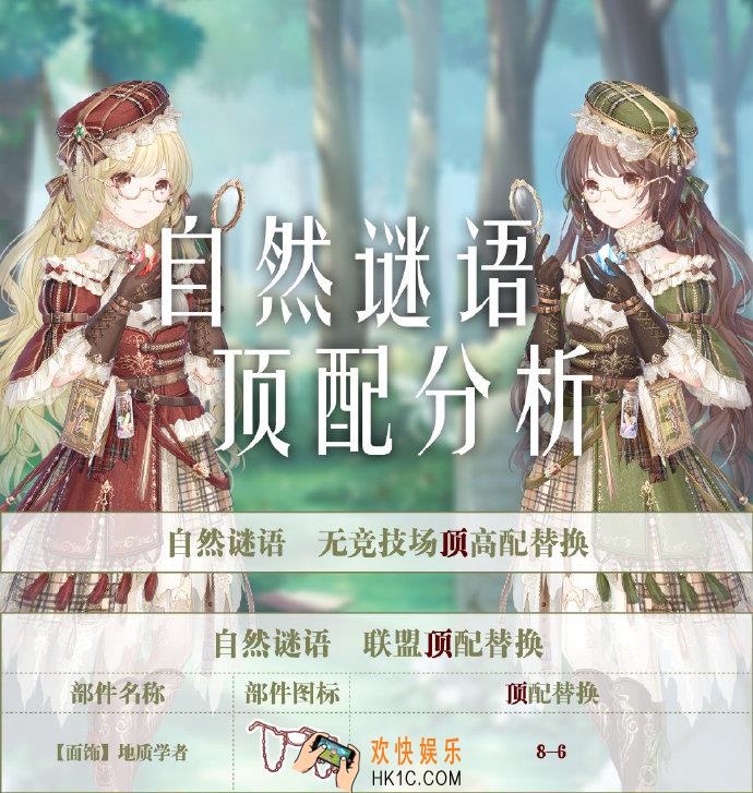 奇迹暖暖自然谜语顶配分析_自然谜语顶配介绍