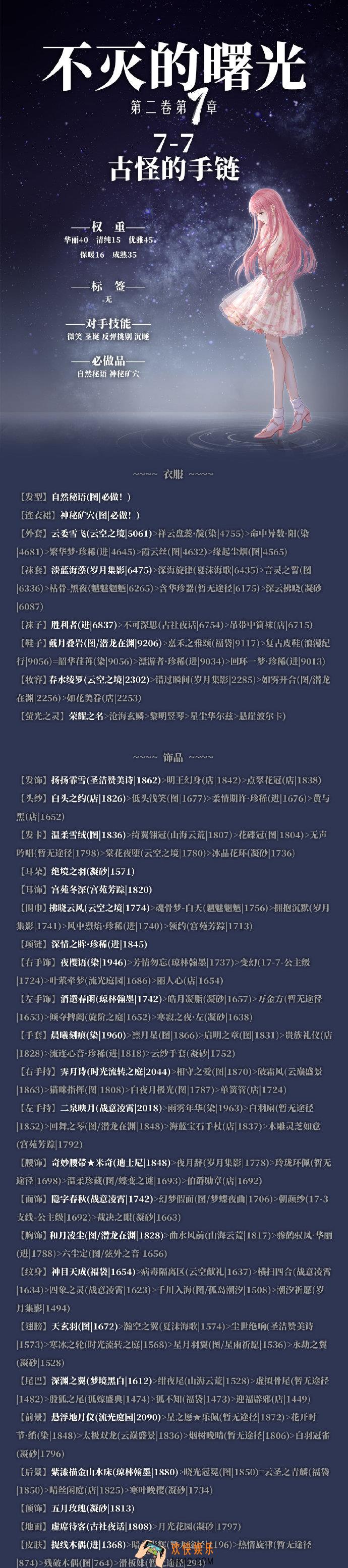 奇迹暖暖第二卷7