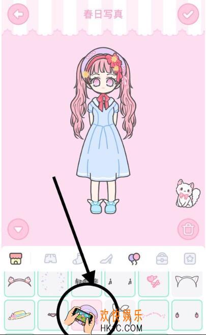 装扮少女春日写真怎么过_挑战关卡春日写真攻略参考图