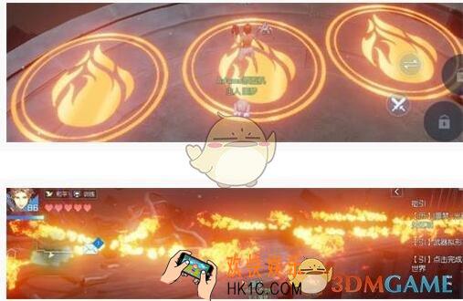 龙族幻想噩梦光明旋转火焰机关怎么过_第三阶段旋转火焰机关攻略