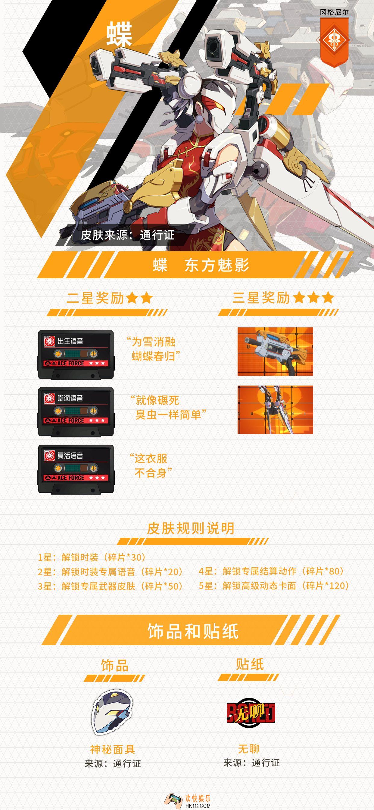 王牌战士蝶有哪些皮肤_蝶皮肤图鉴一览