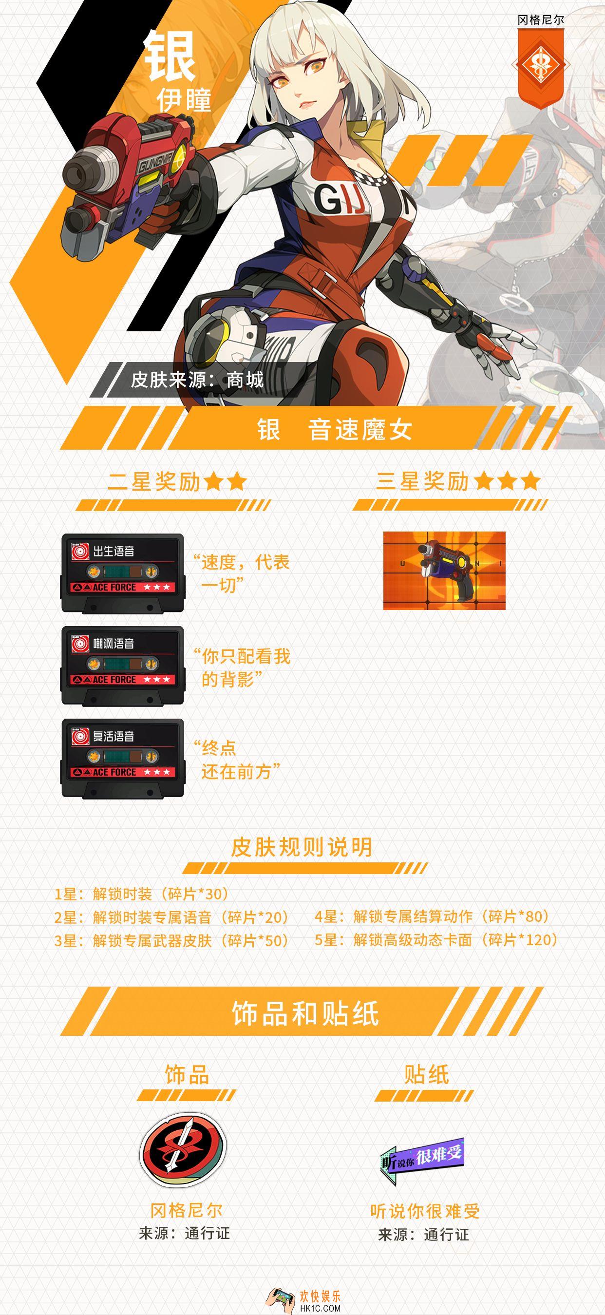 王牌战士银有哪些皮肤_银皮肤图鉴一览