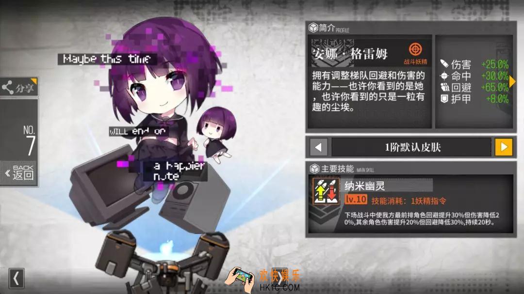 少女前线安娜格雷姆有什么属性技能_安娜格雷姆属性技能对比一览
