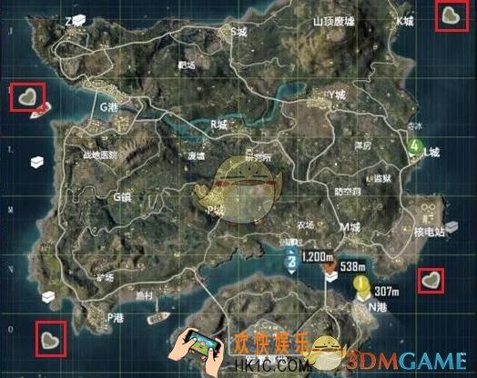 和平精英爱心岛在哪里_爱心岛位置分享