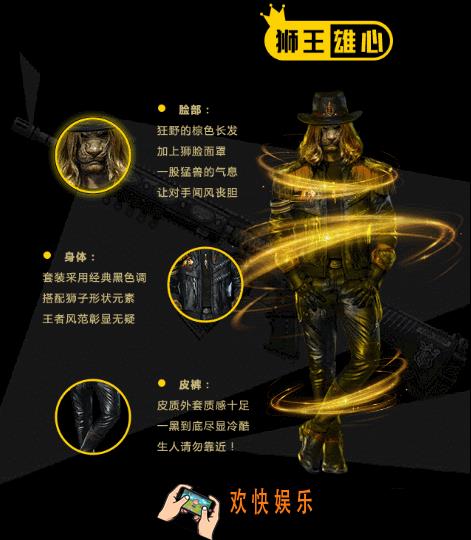 和平精英手游狮王雄心套装怎么样 套装立绘分享（动图）