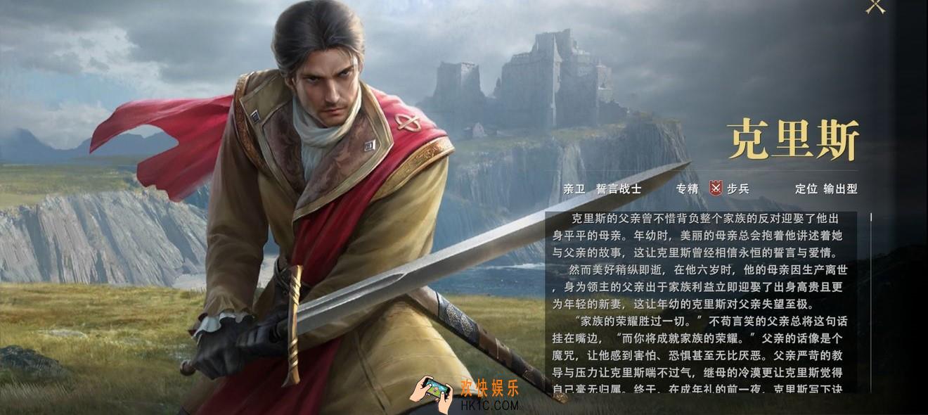 权力的游戏凛冬将至克里斯怎么样_克里斯介绍