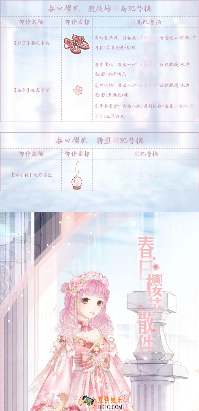 奇迹暖暖春日樱花顶配分析_春日樱花顶配介绍