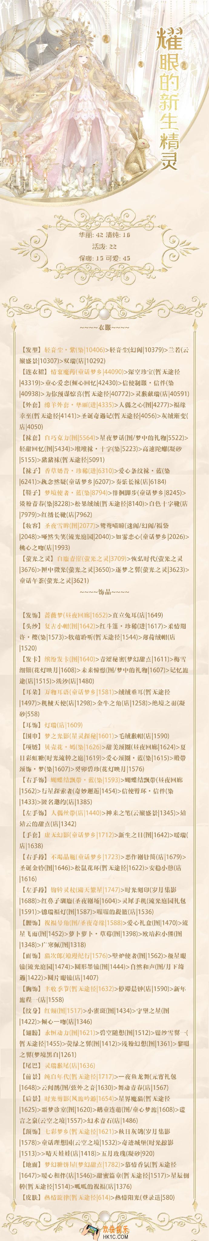 奇迹暖暖耀眼的新生精灵怎么搭配_耀眼的新生精灵活动攻略