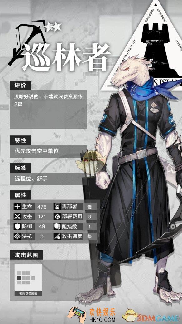 明日方舟三星干员狙击巡林者怎么样_三星干员狙击巡林者分析介绍