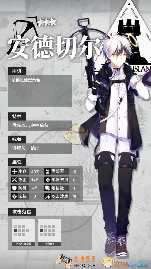 明日方舟三星干员狙击安德切尔怎么样_三星干员狙击安德切尔分析介绍