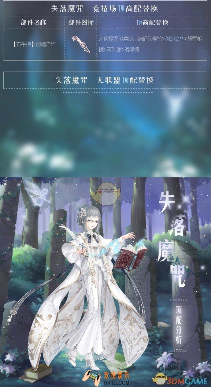 奇迹暖暖失落魔咒顶配分析_失落魔咒顶配介绍
