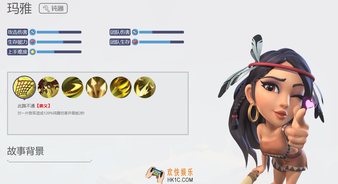 梦塔防玛雅的技能是什么_梦塔防钝器武将资料大全
