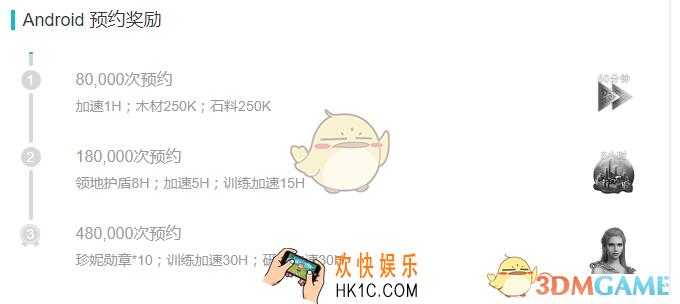 权力的游戏凛冬将至预约奖励有哪些 预约奖励介绍