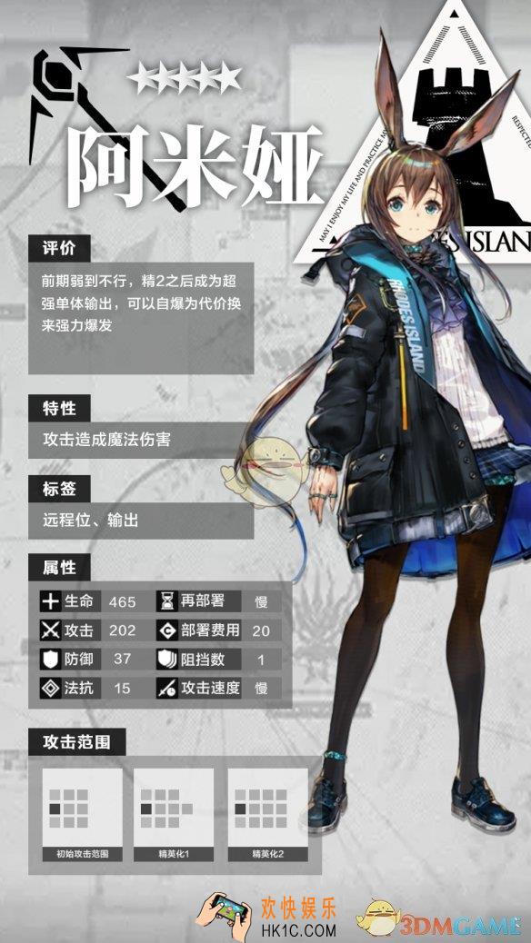 明日方舟五星干员术师阿米娅怎么样_五星干员术师阿米娅分析介绍
