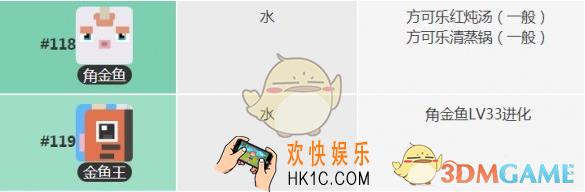 宝可梦大探险角金鱼怎么获得_金鱼王食谱宾果技能介绍