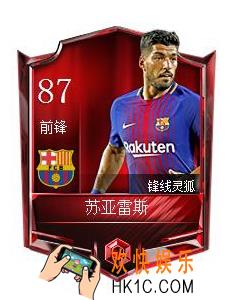 FIFA足球世界苏亚雷斯怎么样_苏亚雷斯属性图鉴
