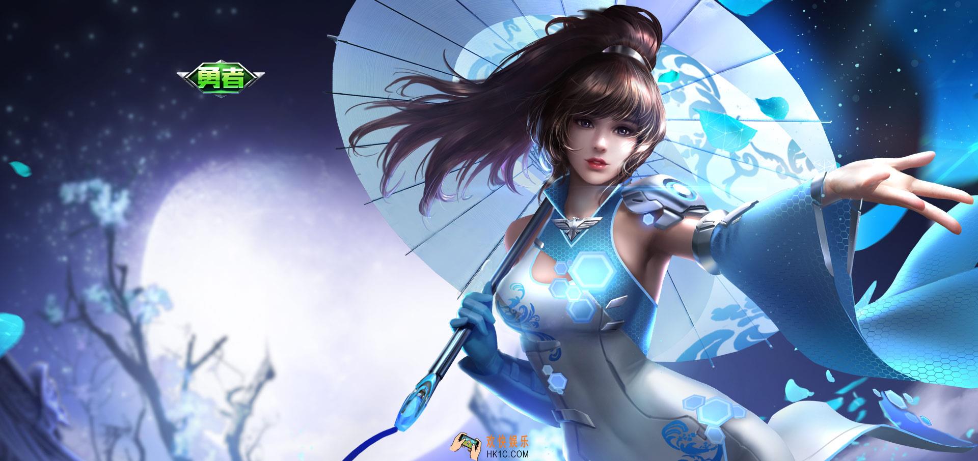 魂斗罗归来天雨离殇子蒹烟雨青花皮肤介绍_天雨离殇子蒹烟雨青花立绘展示