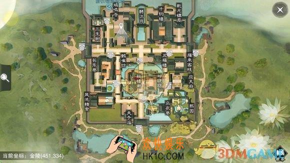 楚留香手游1月28日打坐地点在哪_1月28日坐观万象修炼点坐标