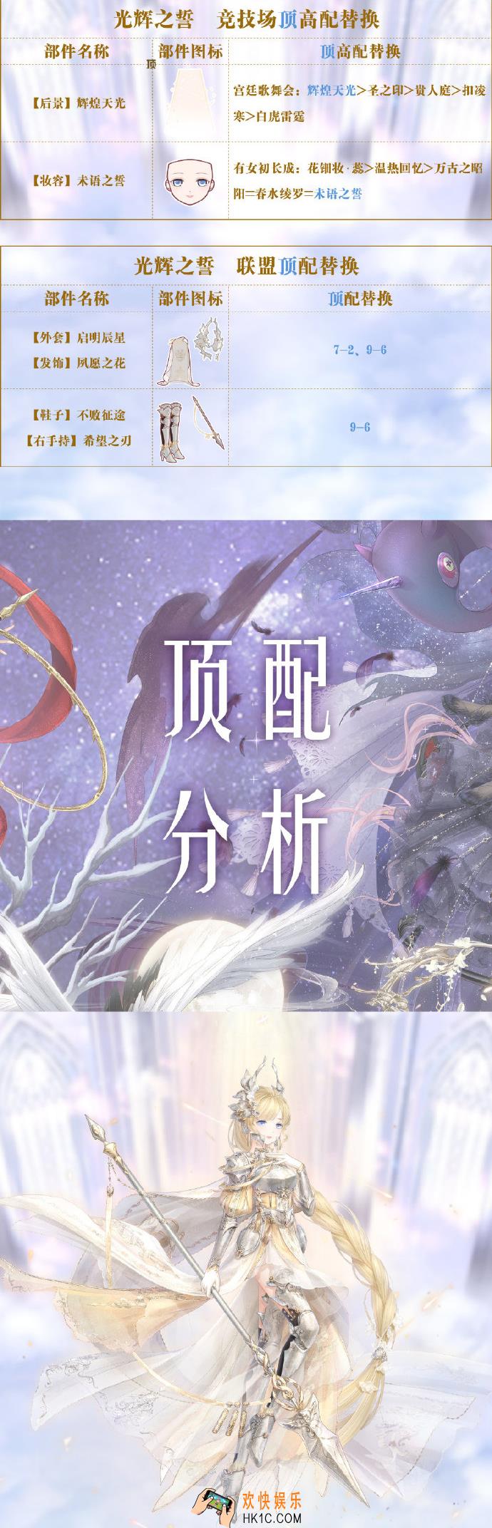奇迹暖暖光辉之誓顶配分析_光辉之誓顶配介绍