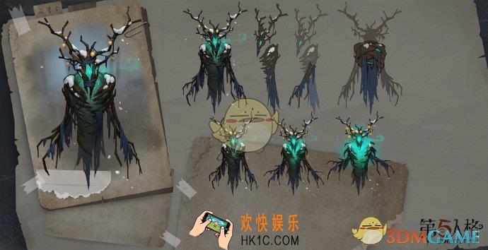 第五人格鹿头随从鬼灵枯枝怎么样_鹿头随从鬼灵枯枝原画欣赏