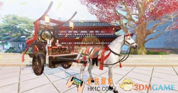 楚留香手游小马车坐骑舜颜怎么样_新春春节马车舜颜外观欣赏