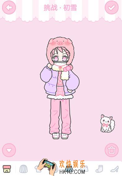 装扮少女​初雪怎么过 ​初雪装扮图文一览