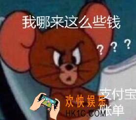 抖音看完支付宝年度账单表情包_我怎么花了那么多钱表情包