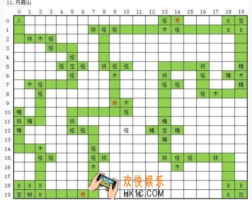永恒仙途丹霞山路线怎么走 图11丹霞山秘境奇遇位置一览
