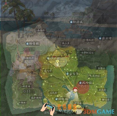 风云岛行动降落在什么地方比较好_跳伞地点推荐