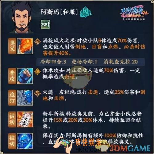 火影忍者ol和服阿斯玛阵容怎么搭配_和服阿斯玛输出阵容搭配一览