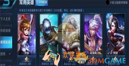 王者荣耀常用英雄自定义功能怎么用_常用英雄自定义功能使用方法